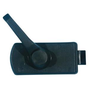 SERRATURA CARAVAN PLASTICA CON FARFALLA PER PORTA NERA SPESSORE 40MM