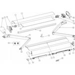 COPPIA GUSCI DX+SX PER TENDALINO THULE 6900 BIANCO