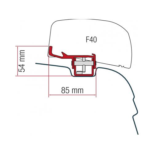 STAFFE PER F40 ADAPTER T5/T6 DEEP BLACK PER GUIDA A DX 98655Z153