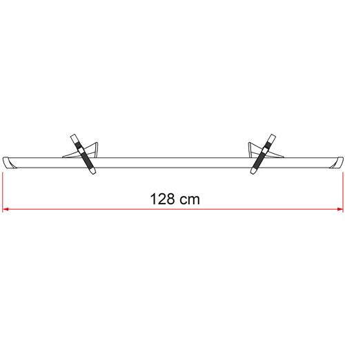 CANALINA PER CARRY-BIKE RAIL PREMIUM DEEP BLACK 98656M150