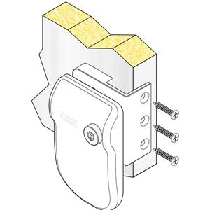 SERRATURA AGGIUNTIVA SAFE DOOR 3 FRAME WHITE SET 3 PZ 08022-02-