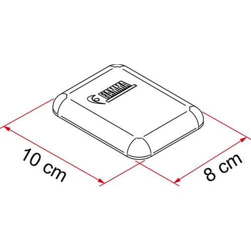 SERRATURA AGGIUNTIVA SAFE DOOR 3 GREY SET 3 PZ 08021-02G