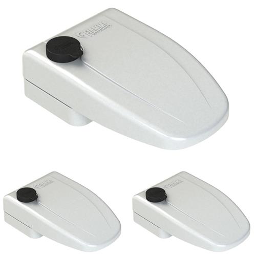 SERRATURA AGGIUNTIVA SAFE DOOR 3 WHITE SET 3 PZ 08021-02-
