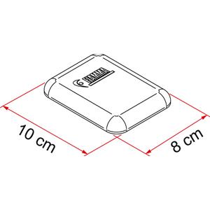 SERRATURA AGGIUNTIVA SAFE DOOR WHITE NEW 08021-01-