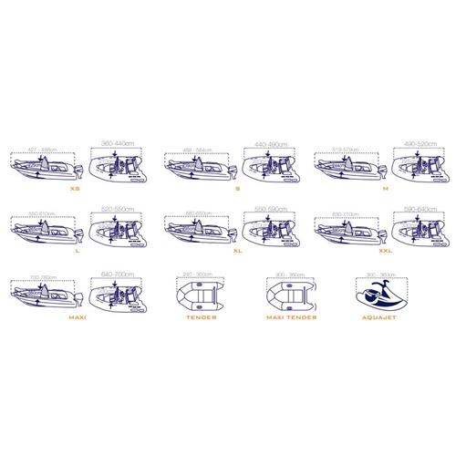 TELO COPRIBARCA COVY LUX XS 427-488CM