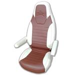 COPRISEDILI FODERE IMBOTTITE ECOPELLE MARRONE COPPIA PER FORD DAL 2006 AL 2012