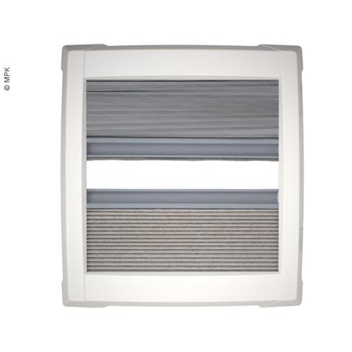 OBLO' MPK 28X28 VISIOVENT S PRO BIANCO SOLO CORNICE OSCURANTE ZANZARIERA