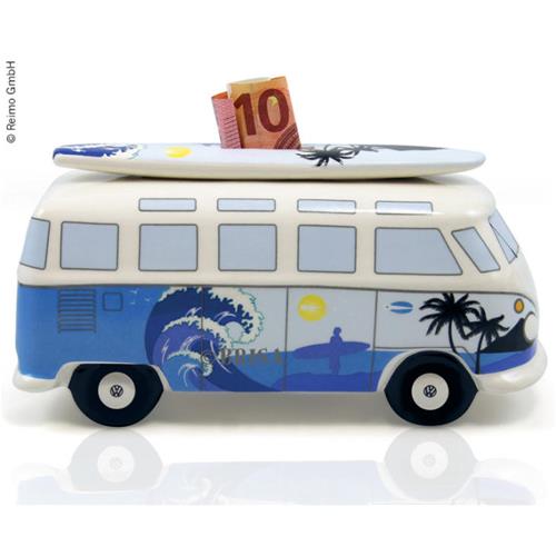 SALVADANAIO IN PORCELLANA COLLEZIONE VW "SURFER"
