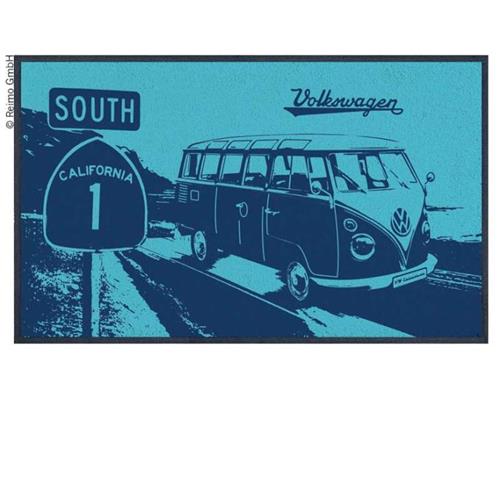 TAPPETINO ZERBINO 100% NYLON "BLU HIGHWAY 1"