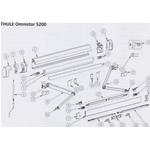 SUPPORTO GAMBA PALINA 3,50-5MT PER TENDALINO THULE 5200 