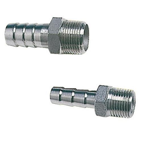 RACCORDO PORTAGOMMA INOX 12MM 3/8”M