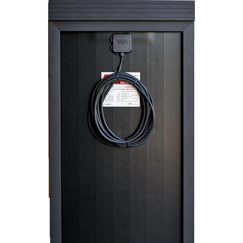 PANNELLO SOLARE MONOCRISTALLINO 185W BLACK SOLAR SUPPORTI INTEGRATI