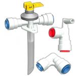 VALVOLA DI SCARICO PER BOILER ATT. JOHN GUEST 12MM 114 70142.05 + KIT RACCORDI PER COMBI