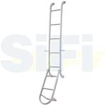 SCALETTA ESTERNA PIEGHEVOLE CALANDRATA PER PORTABAGAGLI 8 GRADINI 