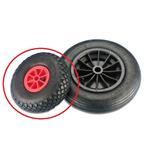 RUOTINO DI RICAMBIO PNEUMATICO 260MM CERCHIO PLASTICA PER CARRELLI TREM