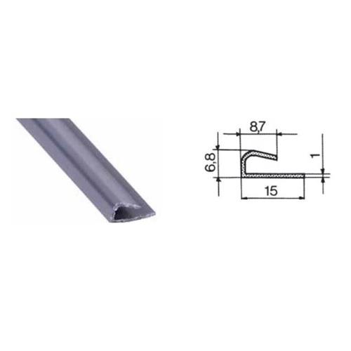 PROFILO IN PVC A C MARRONE 15X6,8X2600MM