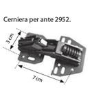 CERNIERA IN ACCIAIO CON MOLLA PER ANTINE 2952
