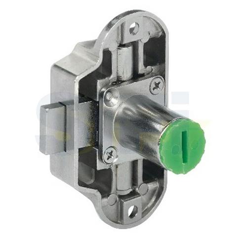 SERRATURA BATT. 25MM CON FORI E SERRATURA PICCOLO NOVA SX METALLO