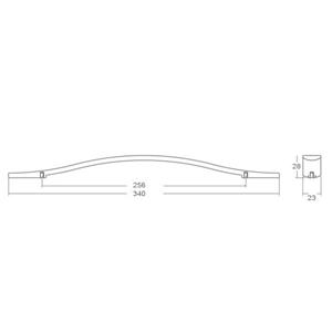 HANDLE WITH HANGING IN ZAMA RATCHET CLOSURE