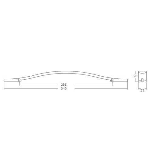 HANDLE WITH HANGING IN ZAMA RATCHET CLOSURE