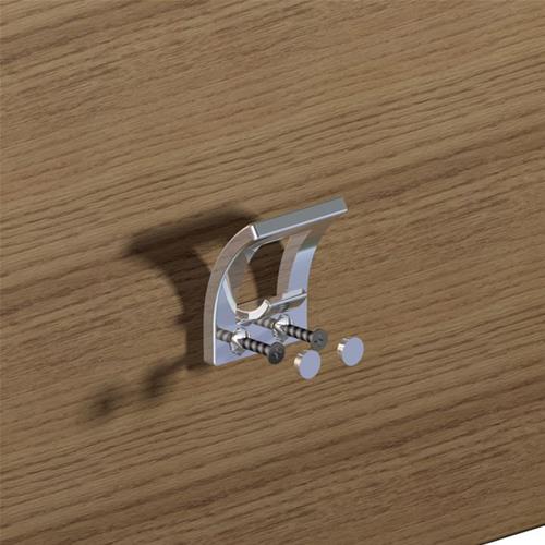 APPENDINO SINGOLO IN ABS CROMO LUCIDO AS244