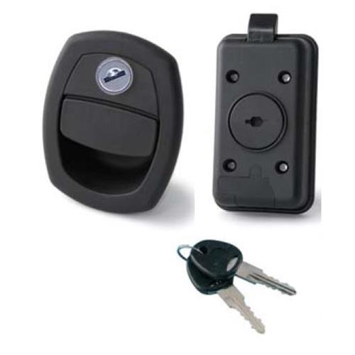 SERRATURA COMPLETA PER PORTELLONE NANO BIANCA