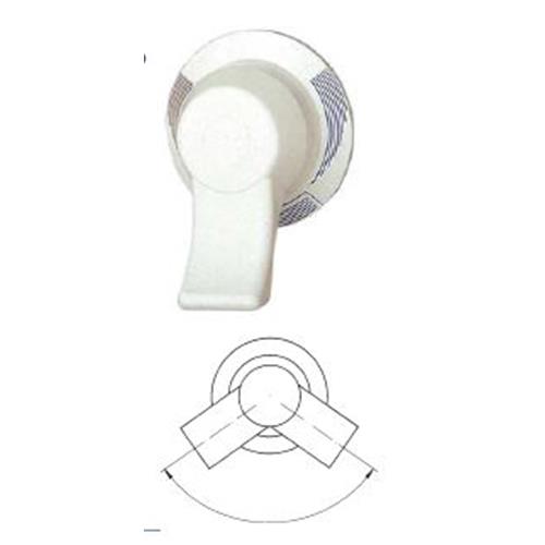 MISCELATORE CARAVAN SOTTOPIANO IN ABS BIANCO CON INTERRUTTORE