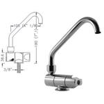 RUBINETTO CANNA ABBATTIBILE F46 MARINE