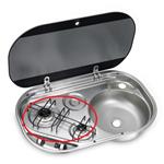 GRIGLIA NERA PER PIANO COTTURA DOMETIC HSG 2440R