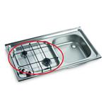 GRIGLIA NERA PER PIANO COTTURA DOMETIC HS 2421R/HS 2421L