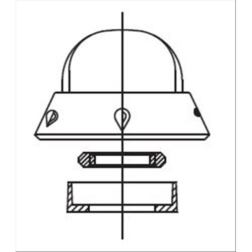 KIT MANOPOLA CONICA NERA PER FORNELLI SMEV