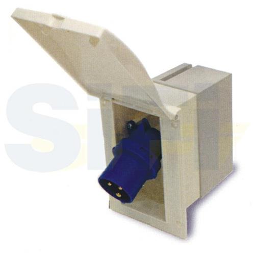 PRESA DI CORRENTE MASCHIO FISSA 230V FORO 135X75MM