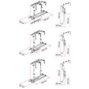 PORTABICI CARRY-BIKE 200 DJ DUCATO DOPO IL 2006 02094-26A