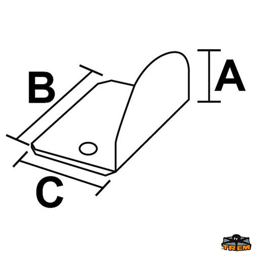 AMMORTIZZATORE A GAS SUPPORTO LATERALE INOX E
