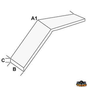 PASSERELLA PIEGHEVOLE IN CARABOTTINO LIGHT 230CM
