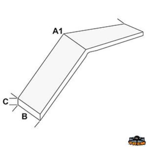 PASSERELLA PIEGHEVOLE IN ALLUMINIO 230CM