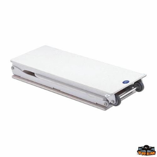 PASSERELLA PIEGHEVOLE IN ALLUMINIO CON ANTISCIVOLO 220CM TRIPIEGHEVOLE