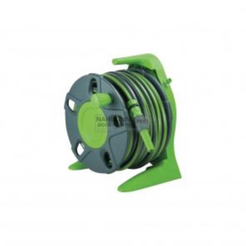 ARROTOLATORE CON TUBO ACQUA 15M E SUPPORTO A PARETE