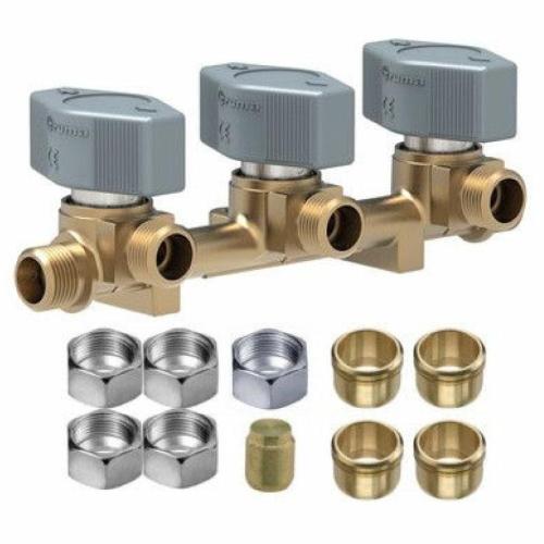 BLOCCO VALVOLE 3 VIE 10MM