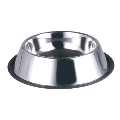 MANGIATOIA CIOTOLA INOX CON ANTI SLIP 23CM 0,7LT