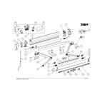 COPPIA GUSCI DX+SX PER TENDALINO THULE 5200 BIANCO