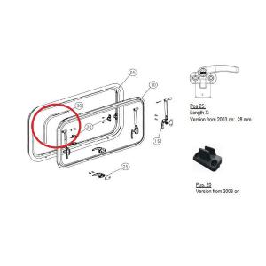 GUARNIZIONE PER FINESTRE SEITZ S7 DAL 2003 BG1356