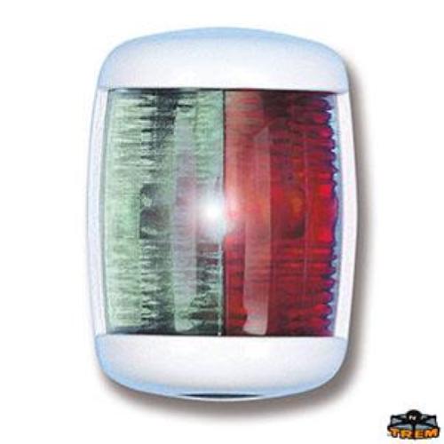 FANALE “MINI STAR” 12V ROSSO/VERDE 225°12MT BIANCO