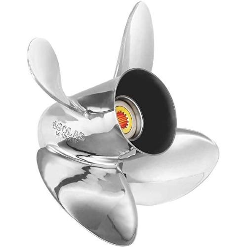 ELICA IN ACCIAIO INOX TITAN 4 PALE 14 X 21L PER YAMAHA/MERCURY/MERCRUISER/SUZUKI/SELVA/HONDA/JOHNSON/ENVIRUDE