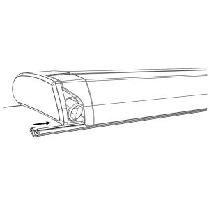 PROFILO A C PER IL FISSAGGIO DELLA QUICK FIT SU 6200/6300/9200 3X130CM 307050