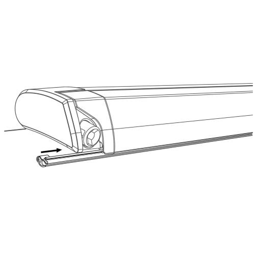 PROFILO A C PER IL FISSAGGIO DELLA QUICK FIT SU 6200/6300/9200 3X130CM 307050