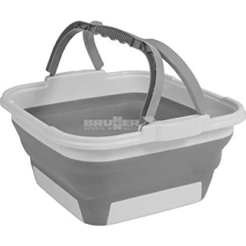BACINELLA IN SILICONE CON MANICI CLEO FOLD-AWAY GRIGIO 0203064C.C9N