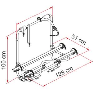 PORTABICI CARRY-BIKE CARAVAN XL A PRO BLACK 02093B91A