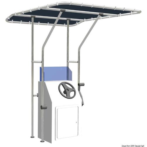 T-TOP IN LEGA LEGGERA 1700X1400X2050 MM