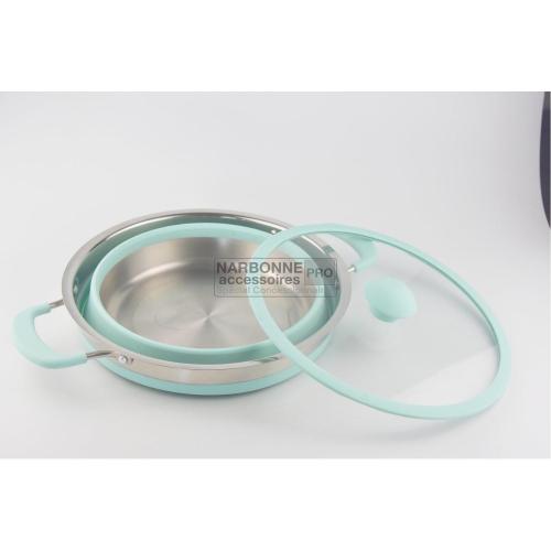 PENTOLA PIEGHEVOLE IN SILICONE 24CM